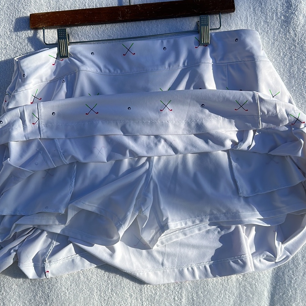 Lillie Green athletic golf skort - golf clubs XL - Picture 4 of 5